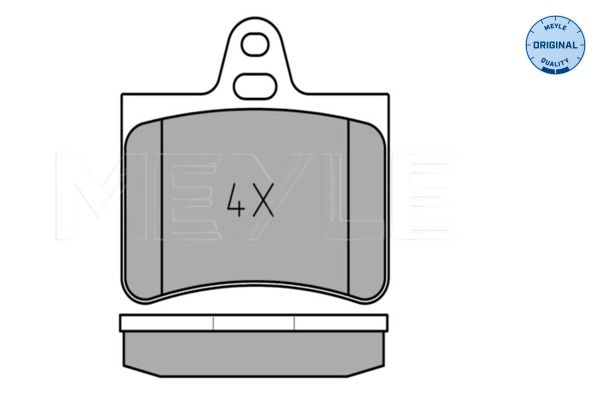 MEYLE 025 233 0515 Brake Pad Set, disc brake