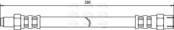 APEC Brake Hose HOS3139