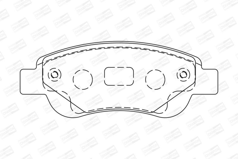 CHAMPION Plaquettes de frein à disque 573135CH