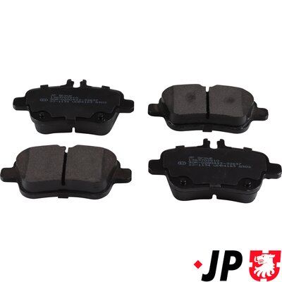 JP GROUP 1363702510 Комплект гальмівних накладок, дискове гальмо