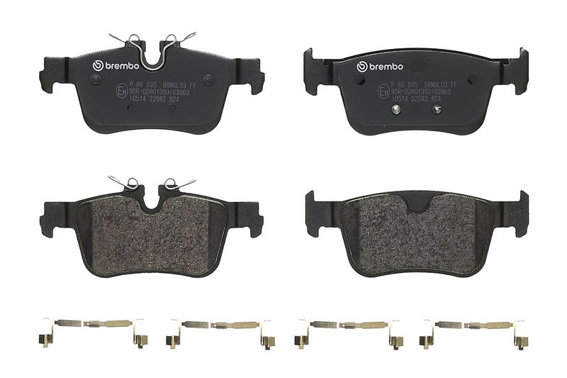 BREMBO P 86 035 Brake Pad Set, disc brake