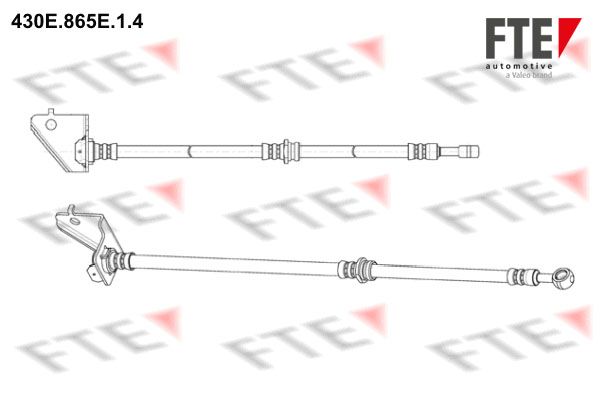 FTE fékcső 9240621