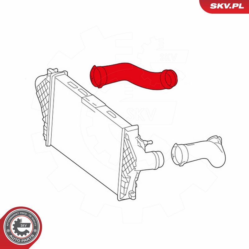 ESEN SKV 43SKV126 Charge Air Hose