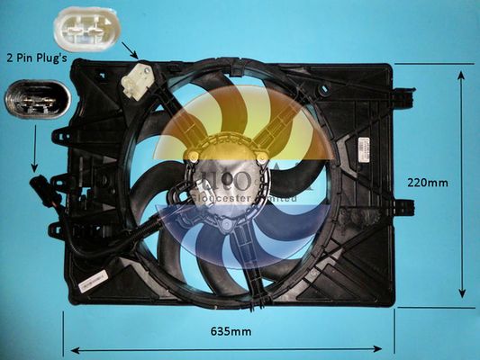 Auto Air Gloucester 05-1377 Electric Motor, radiator fan