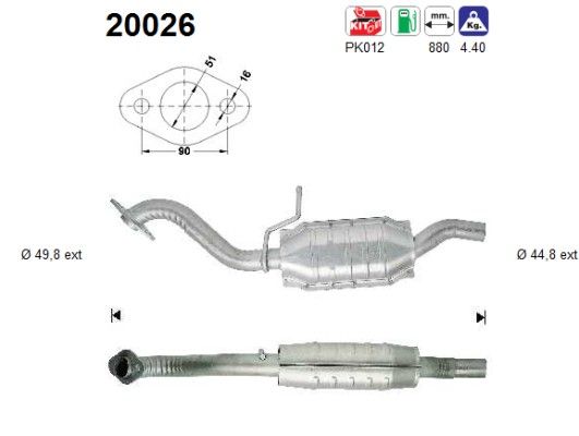 AS 20026 - Katalizatorius