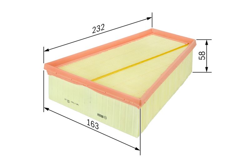 BOSCH F 026 400 126 Air Filter