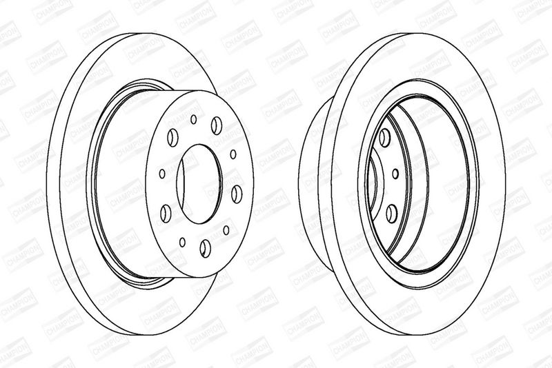 Disc frana 562629CH-1 CHAMPION