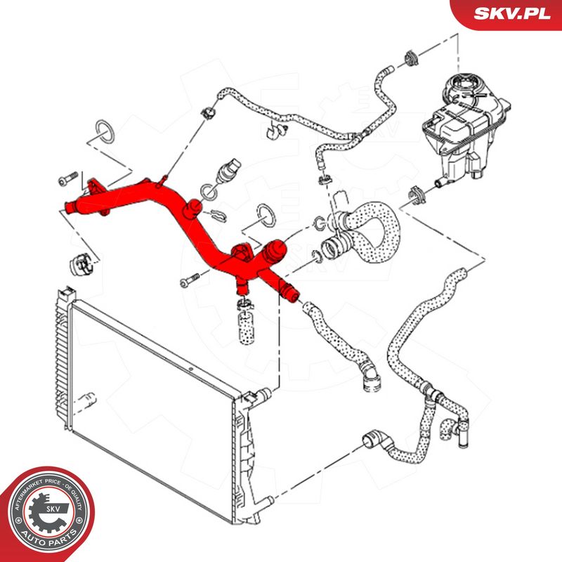Jahutusvedeliku torustik, ESEN SKV 43SKV601