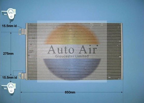 Auto Air Gloucester 16-9123 Condenser, air conditioning