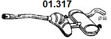 AG & NOVAK 01.317 - Middle Silencer