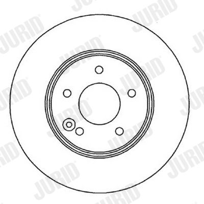 Гальмівний диск, Jurid 562034JC