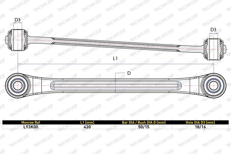 Tyč/vzpěra, stabilizátor L93K00