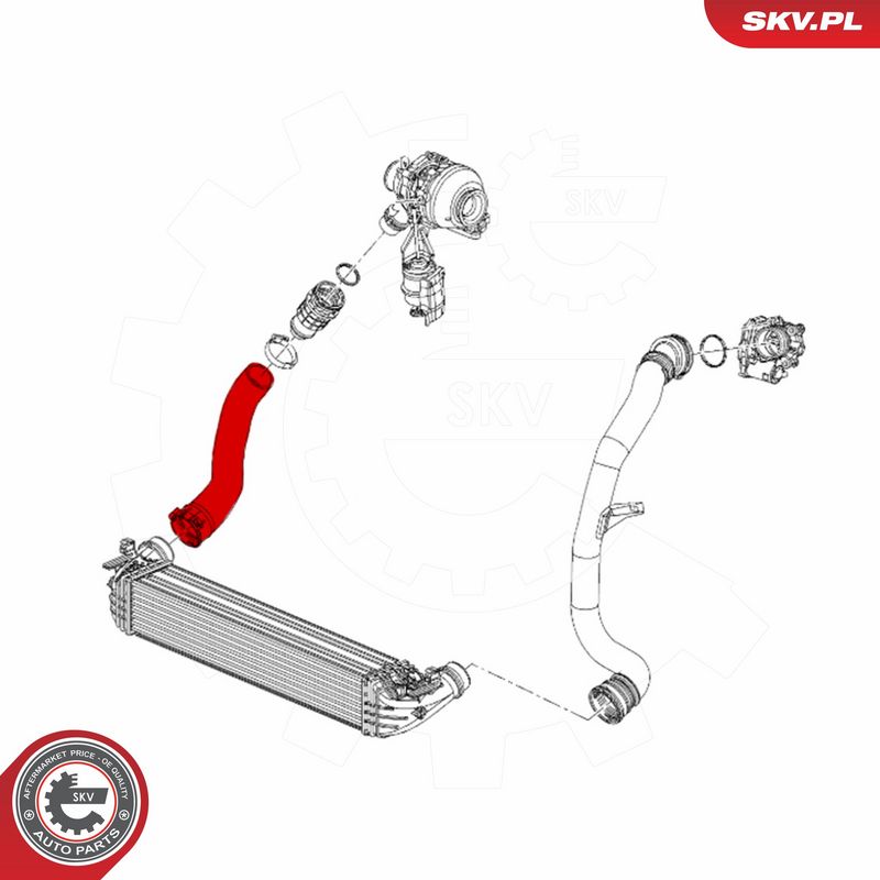ESEN SKV 43SKV274 Charge Air Hose
