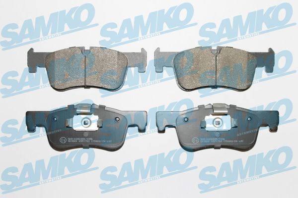 Комплект гальмівних накладок, дискове гальмо, Samko 5SP1752