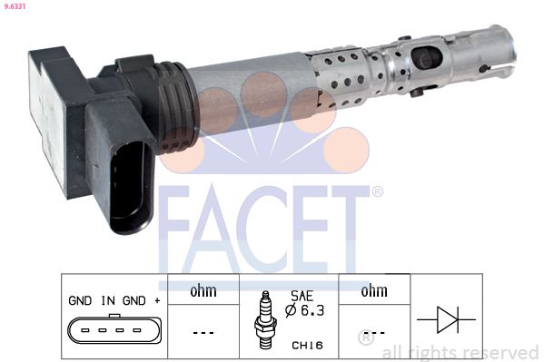 Котушка запалювання, Facet 9.6331