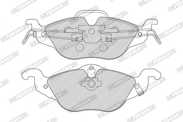 FERODO Plaquettes de frein à disque FDB1293