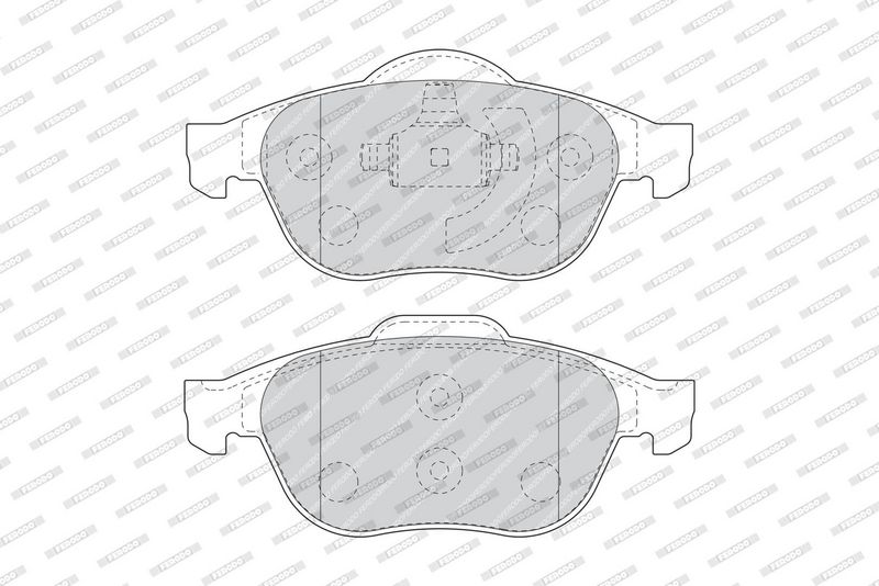 FERODO Plaquettes de frein à disque FDB1441