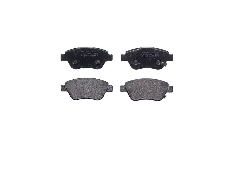 комплект спирачно феродо, дискови спирачки BREMBO