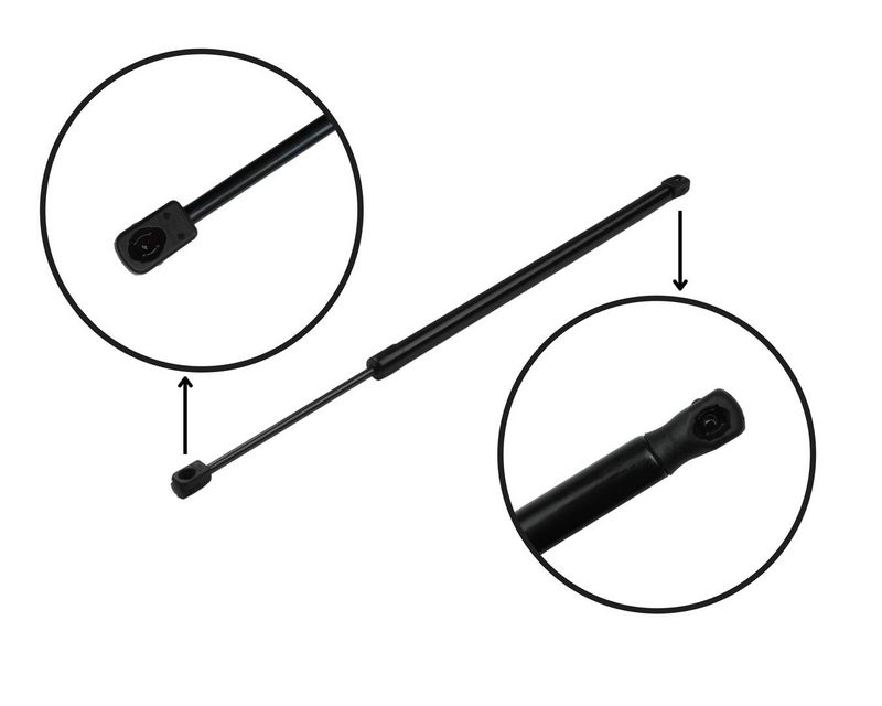 Gasveer kofferdeksel Links/Rechts maximale lengte: 594mm, sUV:220mm past: HYUNDAI TUCSON SUV 11.20-