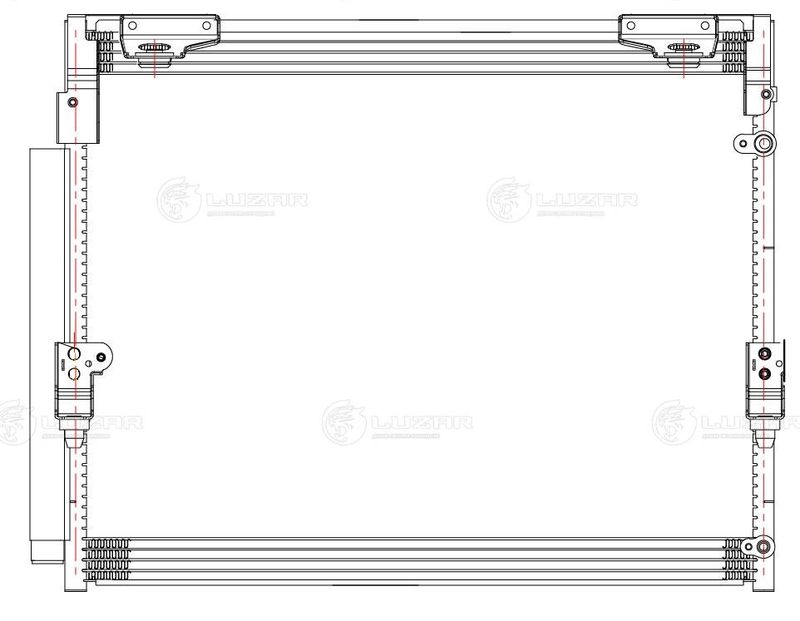 Конденсатор, система кондиціонування повітря, Luzar LRAC1920