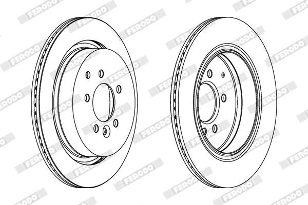 FERODO DDF1752 Brake Disc