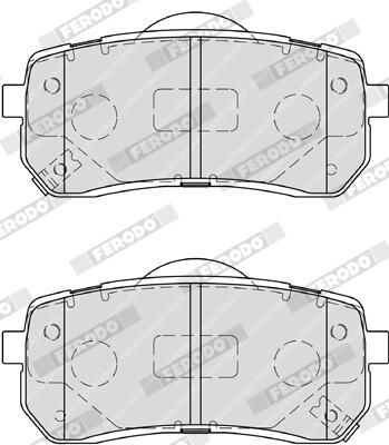 FERODO FDB4114 Brake Pad Set, disc brake