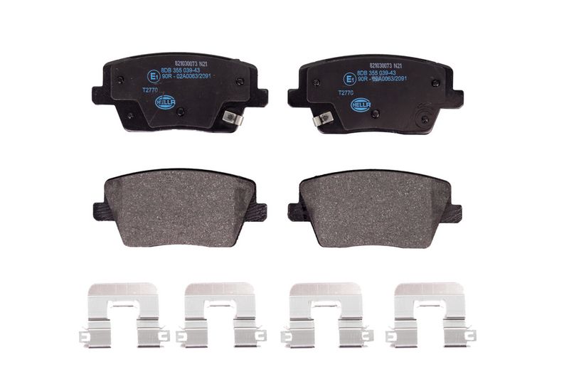 Set placute frana,frana disc 8DB 355 039-431 HELLA