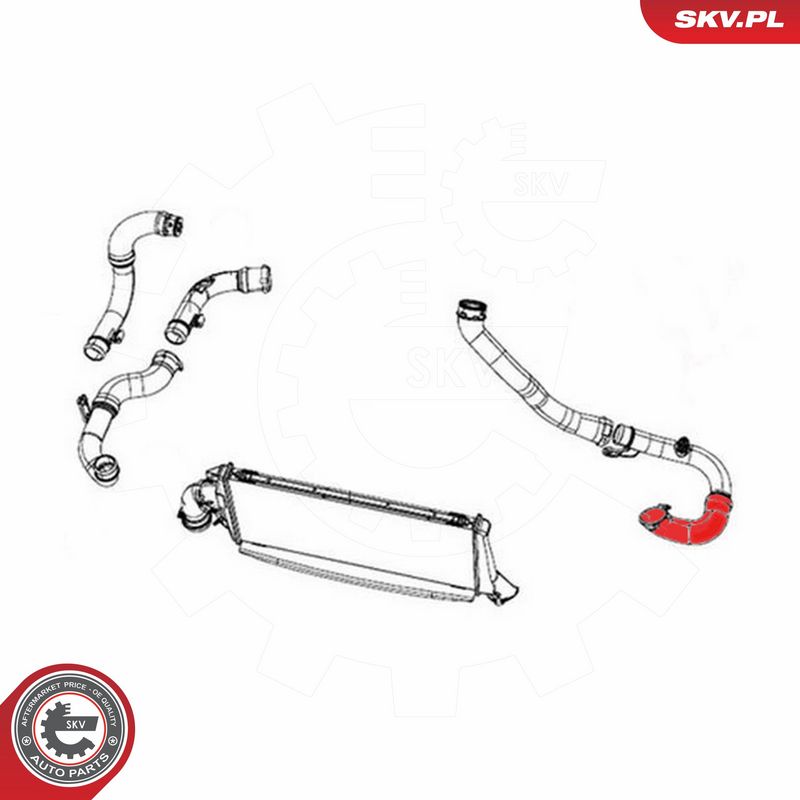 ESEN SKV 43SKV380 Charge Air Hose
