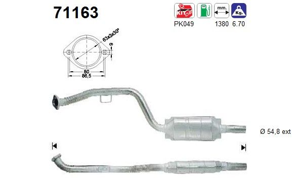 This part match OEM code: 2024902520