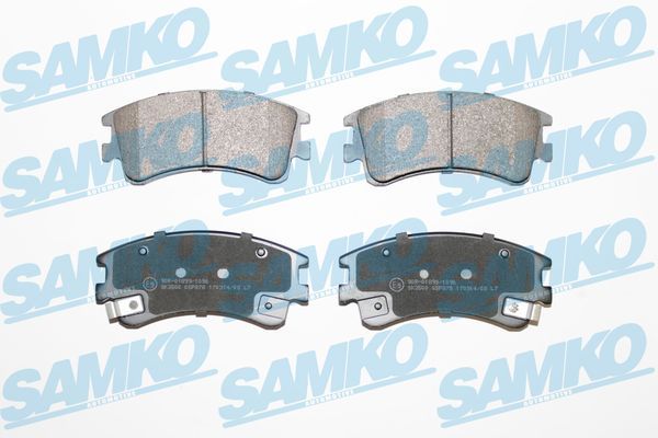 5sp878 колодки тормозные дисковые samko