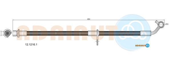 ADRIAUTO шланг гальмівний передній лівий HONDA CR-V 07-
