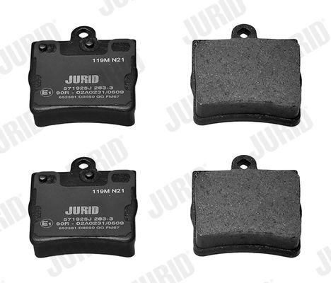 JURID 571925J Brake Pad Set, disc brake