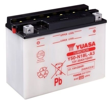 Yuasa Starter Battery Y50-N18L-A3