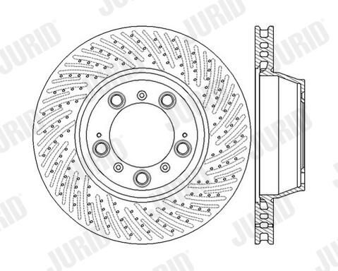 Disc frana 562587JC-1 JURID