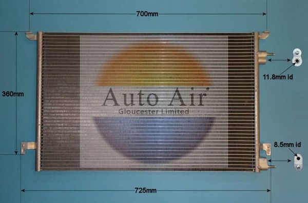AUTO AIR Condenser, air conditioning 16-1241