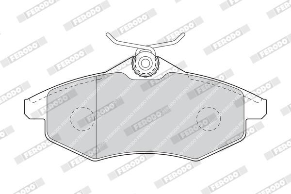 FERODO Plaquettes de frein à disque FDB1542