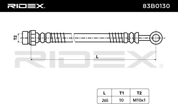 спирачен маркуч RIDEX