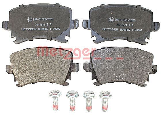 METZGER 1170005 Brake Pad Set, disc brake