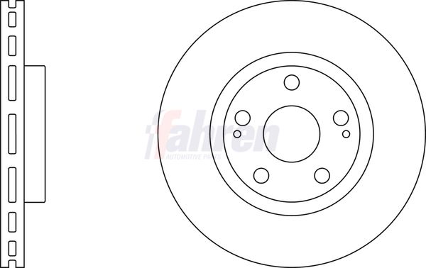 Fahren Brake Disc FBD6171