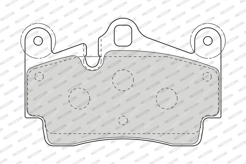 FERODO Plaquettes de frein à disque FDB1627