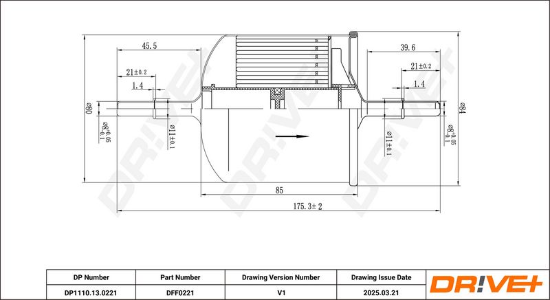 Filtru combustibil DP1110.13.0221 Dr!ve+