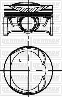 Поршень, Yenmak 31-04295-000