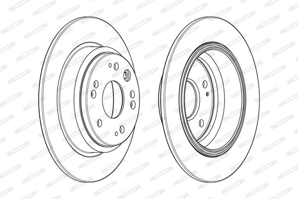 Гальмівний диск, Ferodo DDF1894C