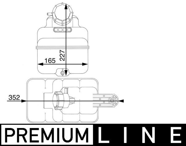Product Image - Expansietank, koelvloeistof - CRT43000P - MAHLE