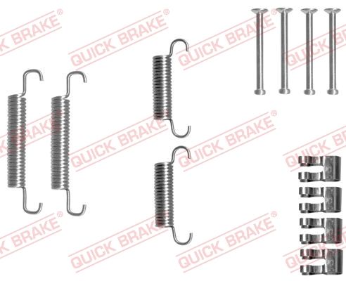 Комплект приладдя, колодка стоянкового гальма, Quick Brake 105-0839