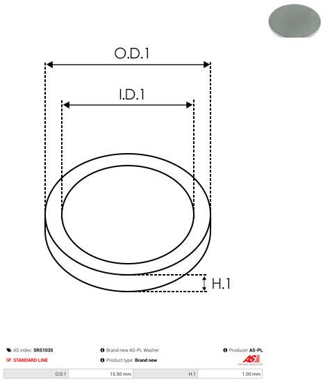 AS-PL SRS1035 Repair Set, alternator