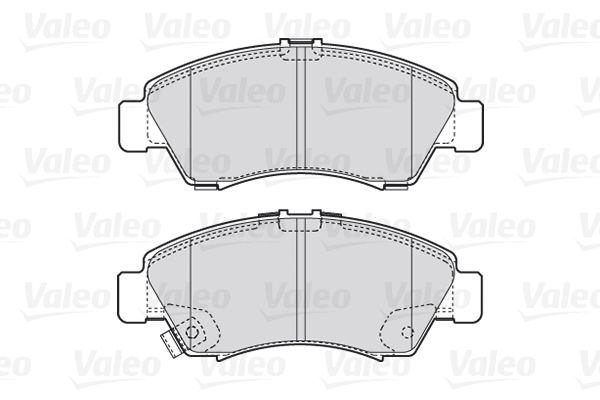 Комплект гальмівних накладок, дискове гальмо, Valeo 301760