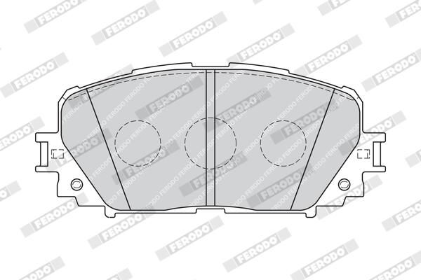 FERODO FDB4081 Brake Pad Set, disc brake