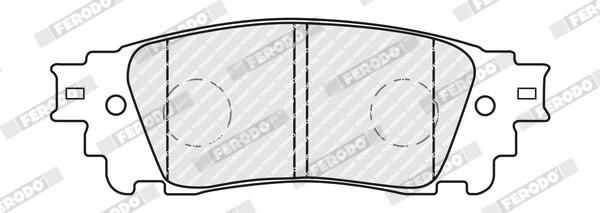 FERODO FDB5297 Brake Pad Set, disc brake