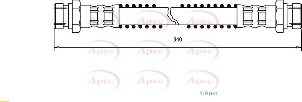 APEC Brake Hose HOS3653